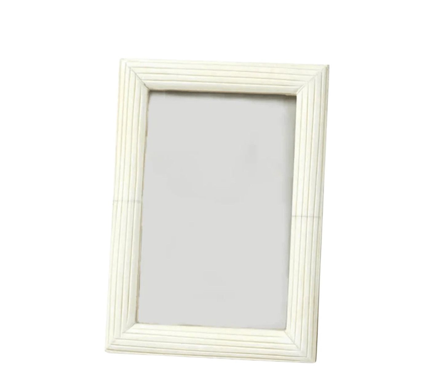 Palomar Etched White Bone Photo Frame | 4x6