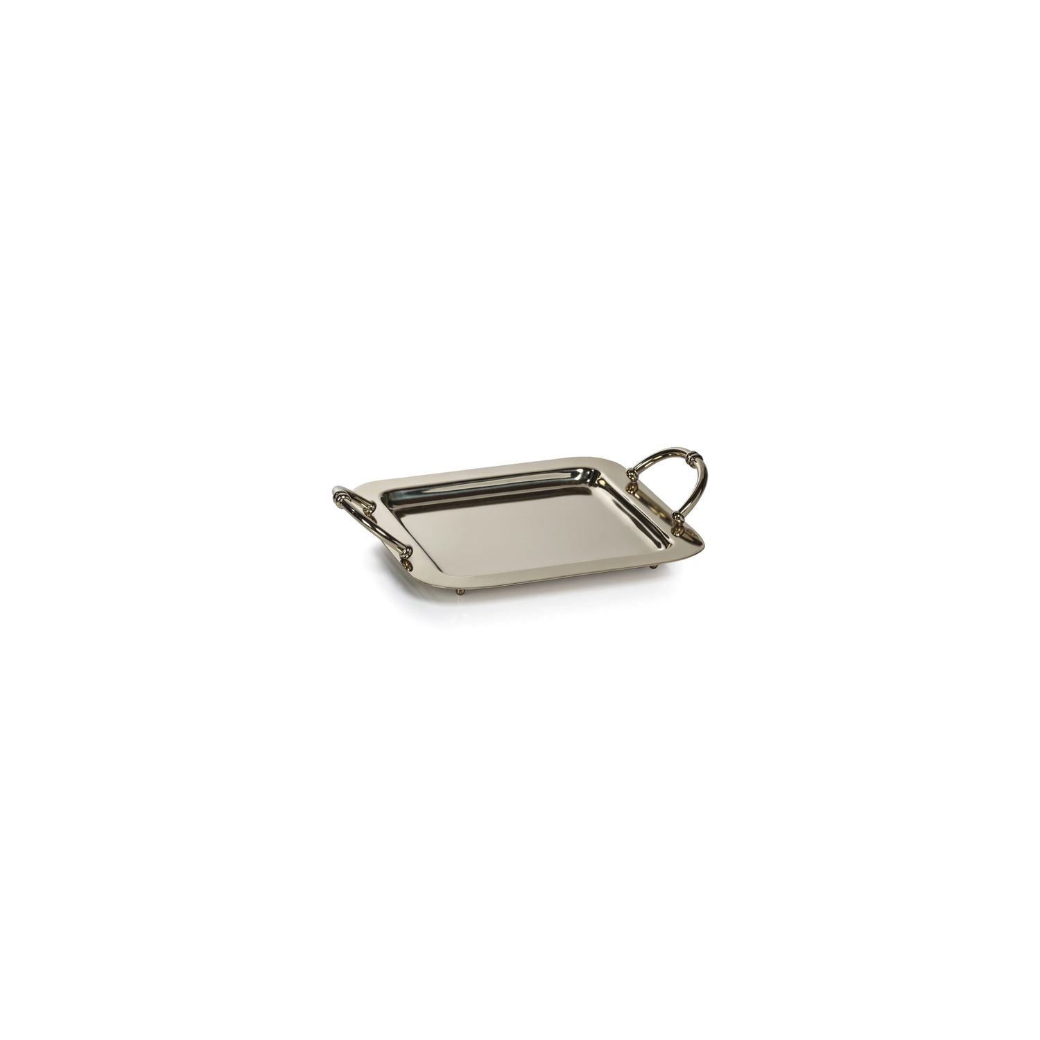 Manetta Brass Tray | Polished Gold | Small | 10"