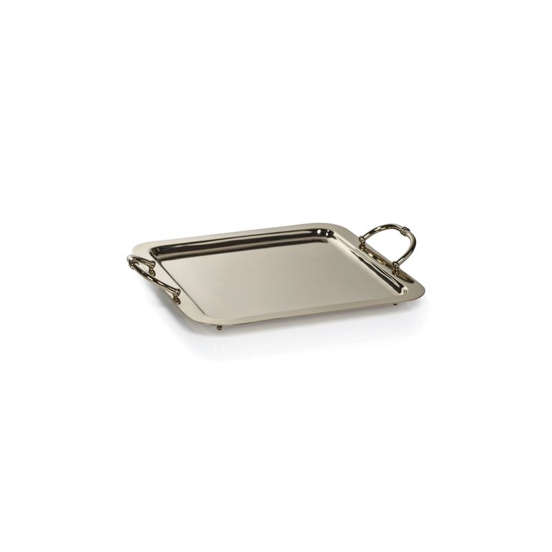Manetta Brass Tray | Polished Gold | Large 15"