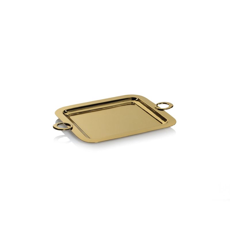 Bacardi Brass Serving Tray | Gold | 18"