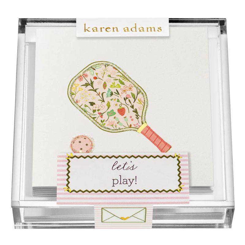Pickleball Paddle Gift Enclosures | Acrylic Box of 6