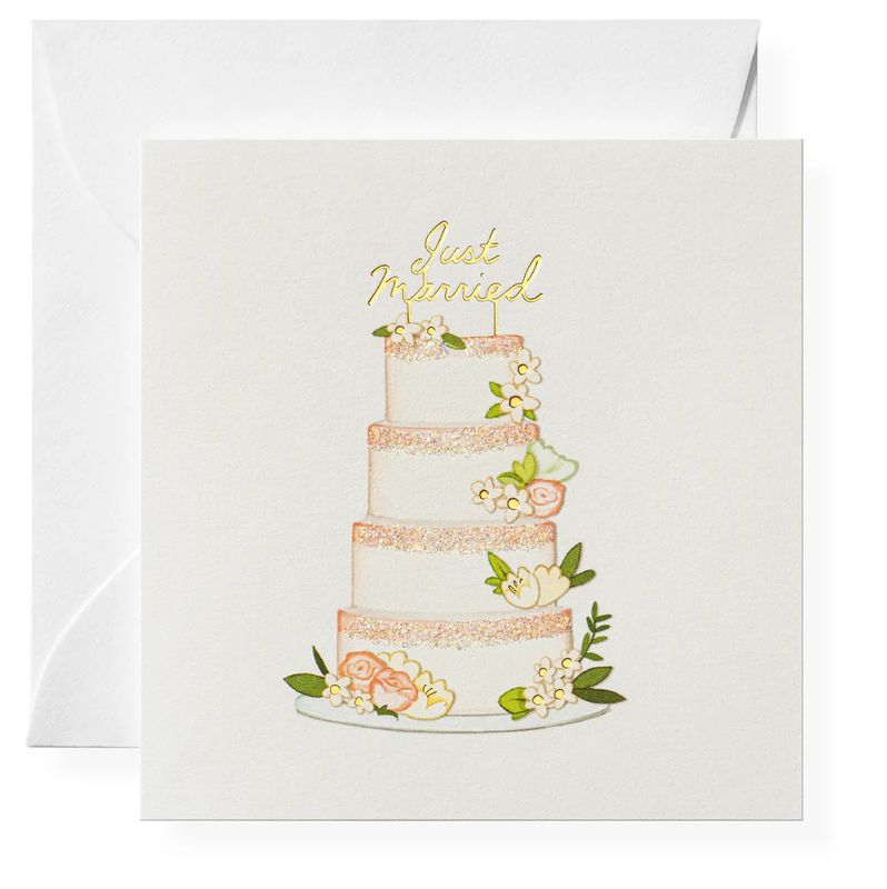 Just Married Gift Enclosures | Acrylic Box of 6