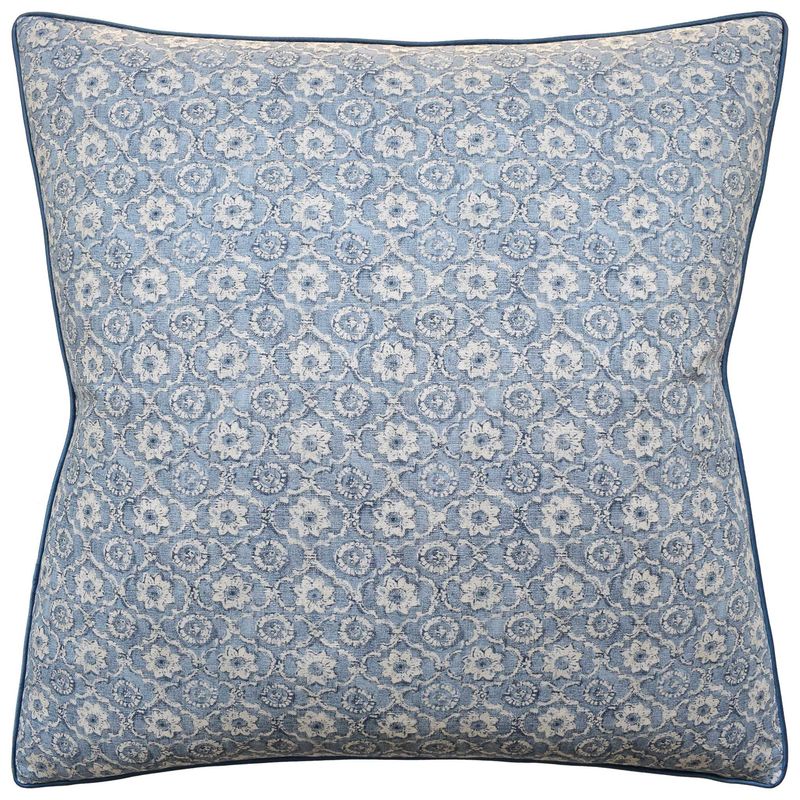 Holly Trellis Beige Pillow | 14x20