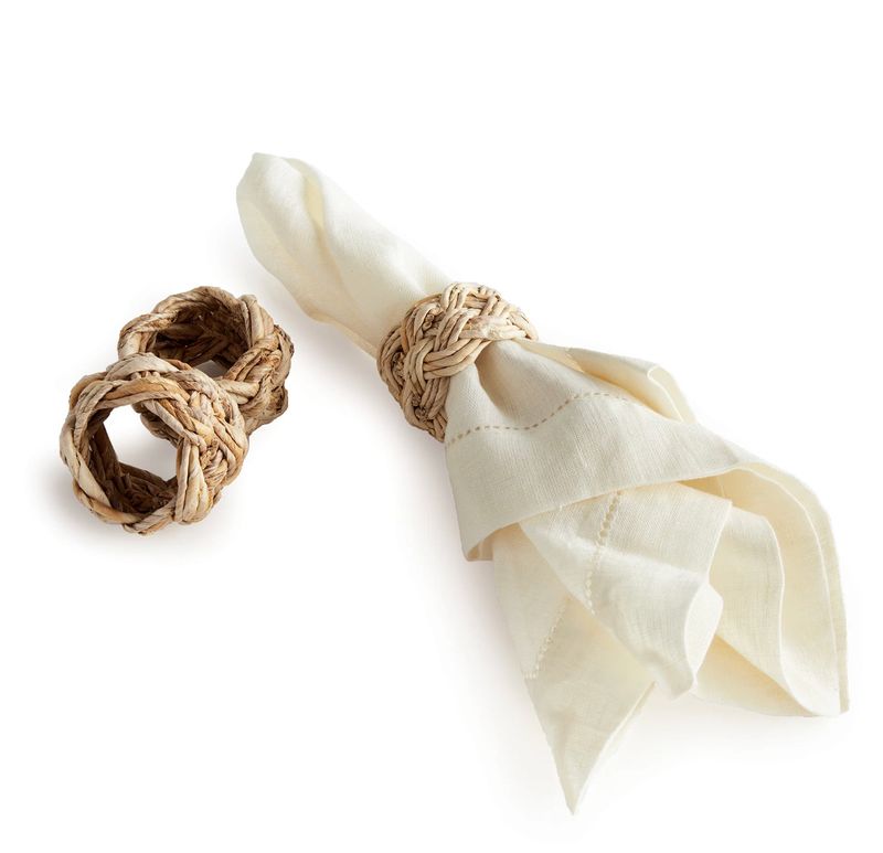 Abaca French Braided Napkin Ring