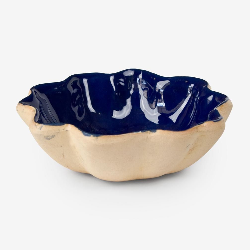 Gourd Dip Bowl | Cobalt
