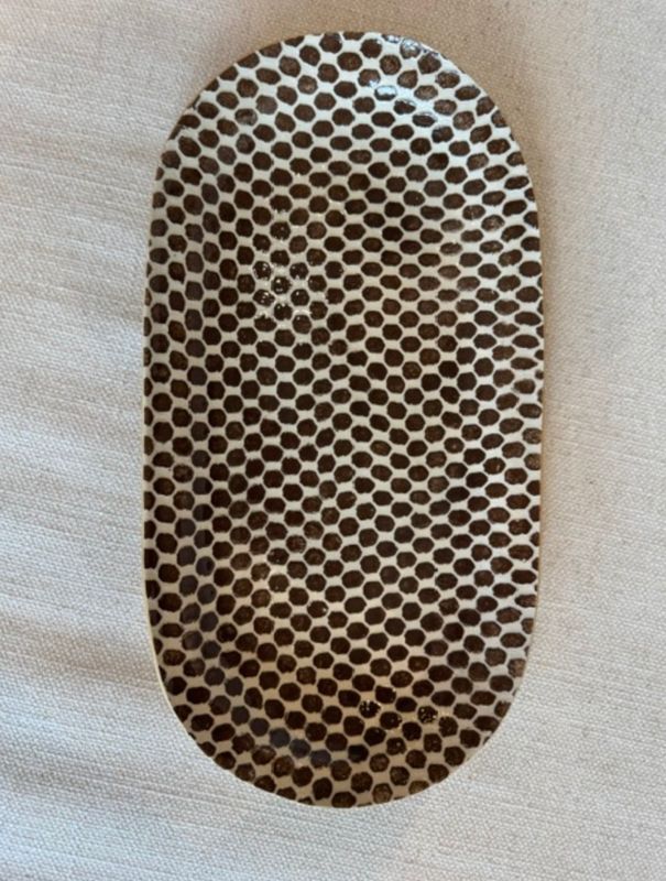 Small Fish Platter | Dot | Chestnut