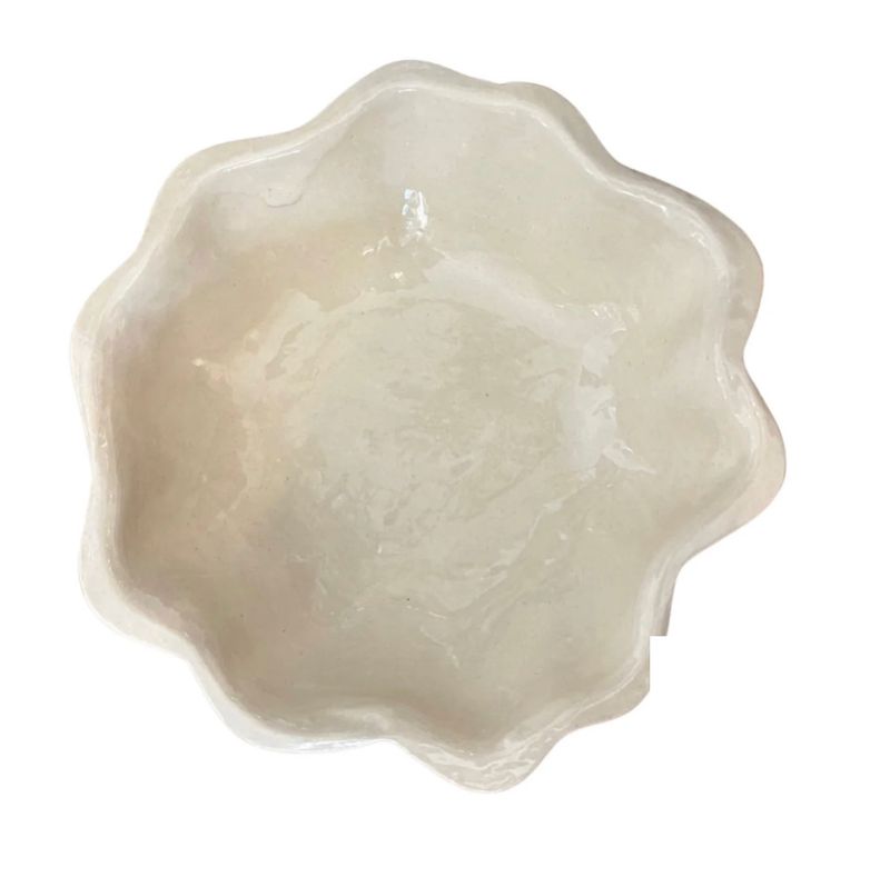 Gourd Dip Bowl | Ivory