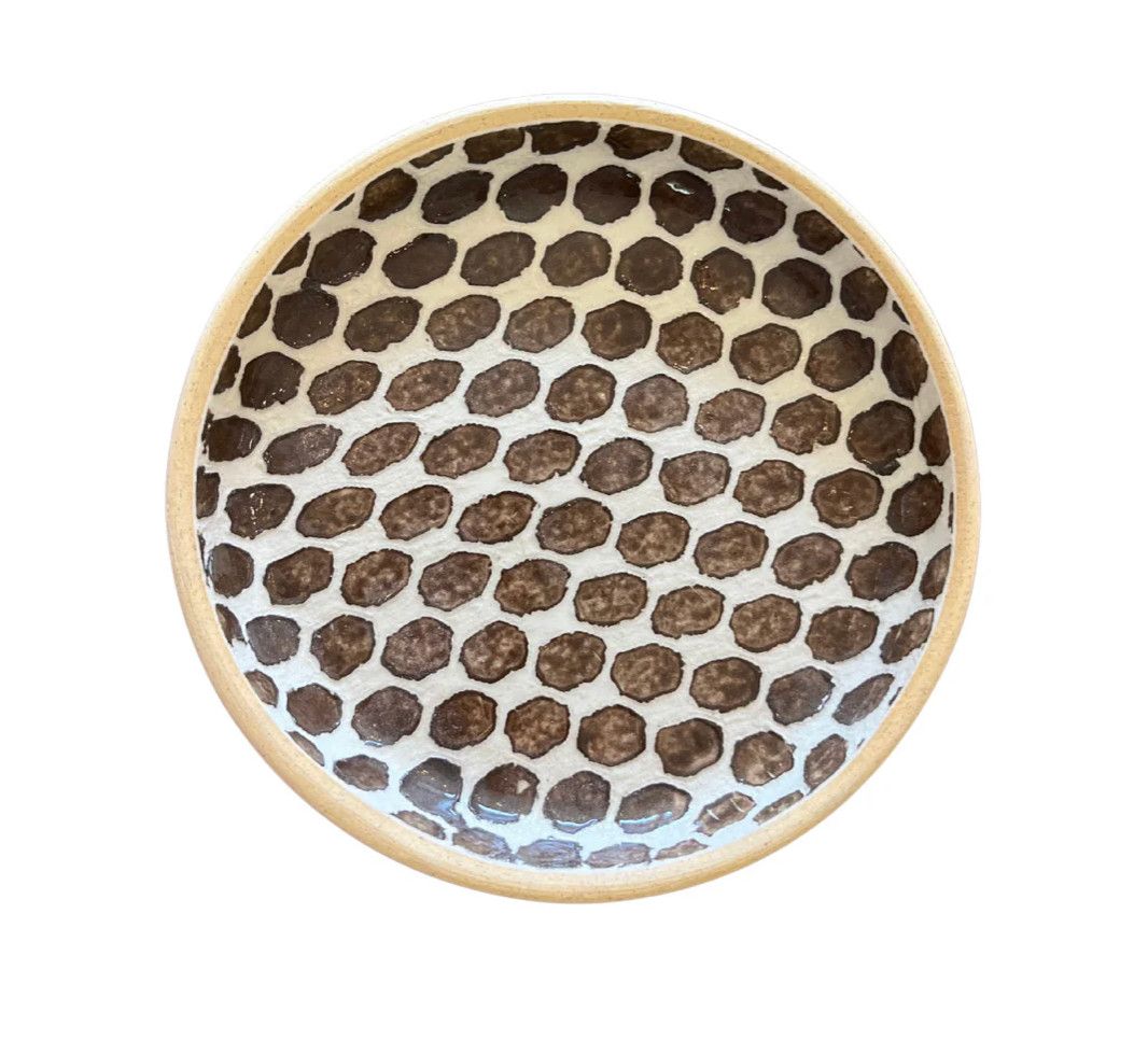 Wine Coaster Dot Chestnut