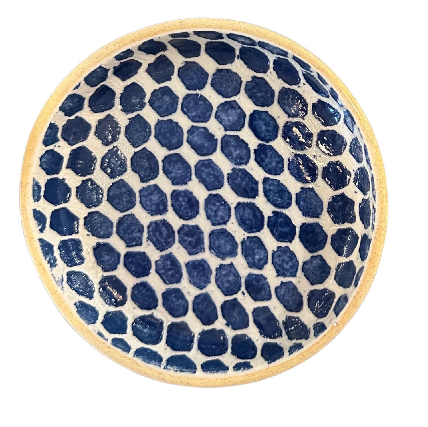 Wine Coaster Dot Cobalt