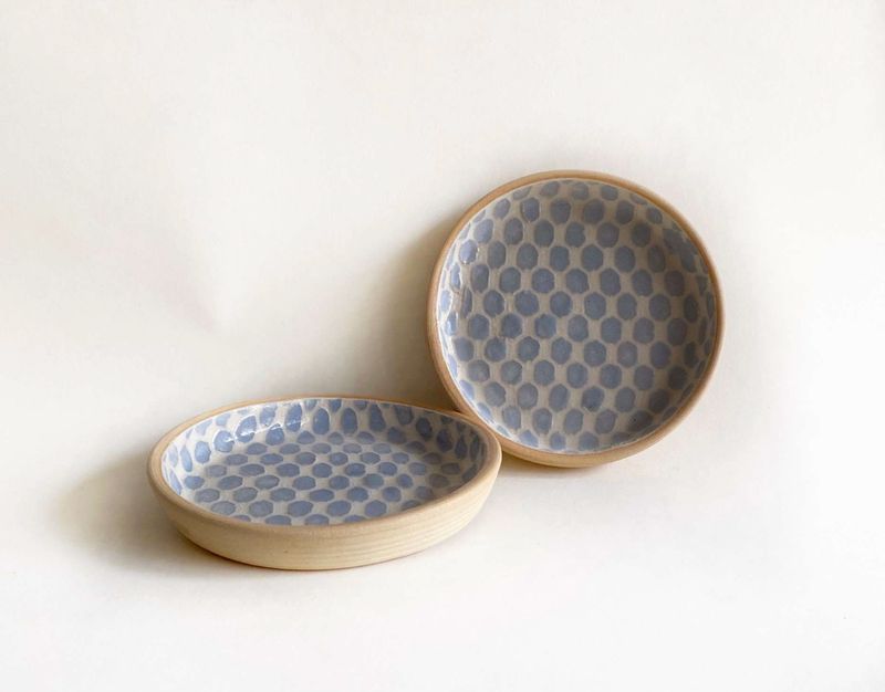 Wine Coaster Dot Opal