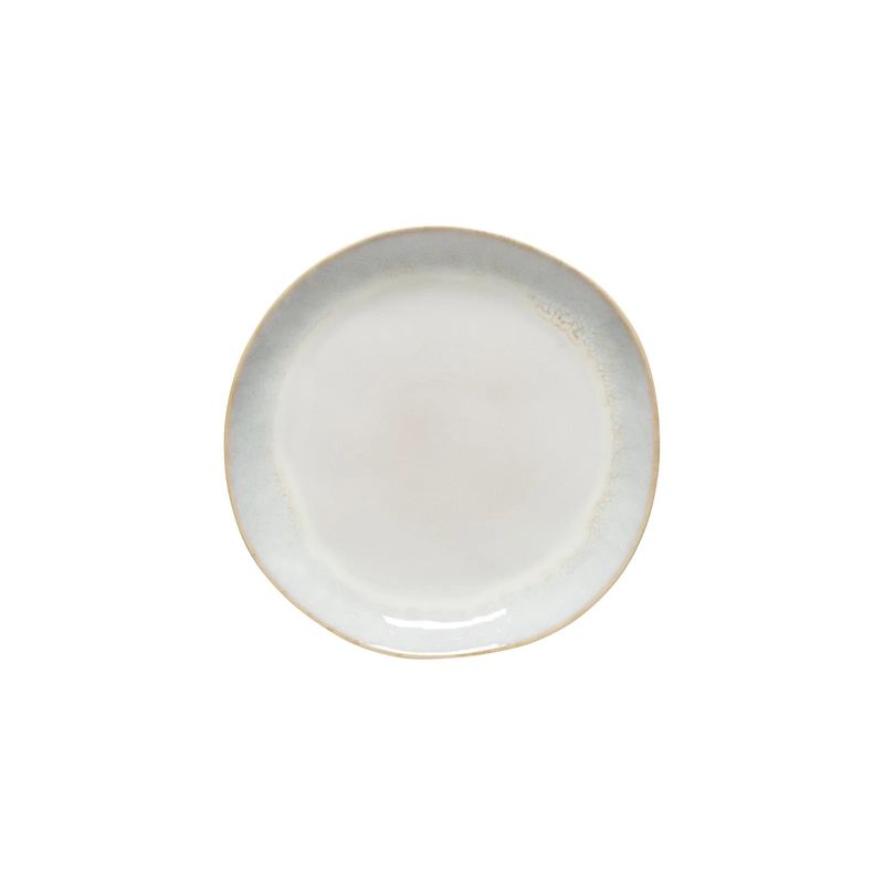Brisa Round Salad / Dessert Plate | Salt White
