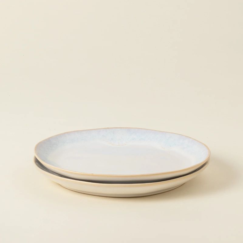 Brisa Round Salad / Dessert Plate | Salt White