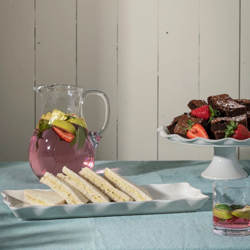 Cook &amp; Host White Tray | Rect 17x7