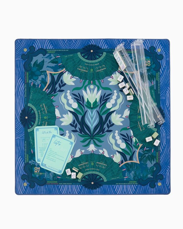 Jade Mahjong Mat in Tube