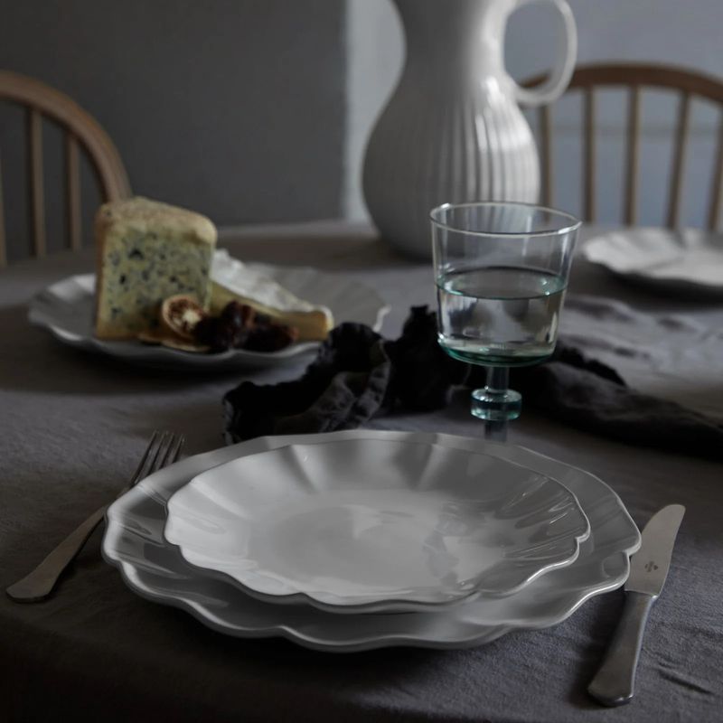 Rosa Salad / Dessert Plate | White