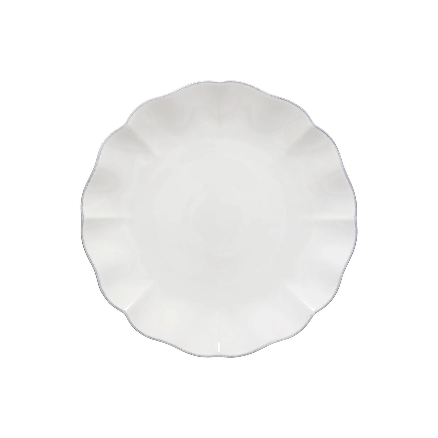Rosa Dinner Plate | White