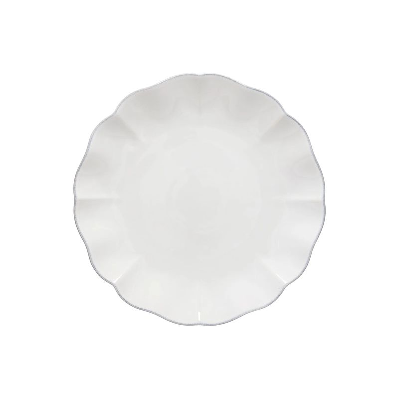 Rosa Dinner Plate | White
