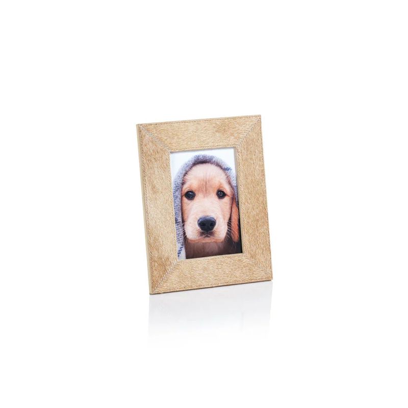 Corviglia Hide Leather Photo Frame | Tan | 5 x 7