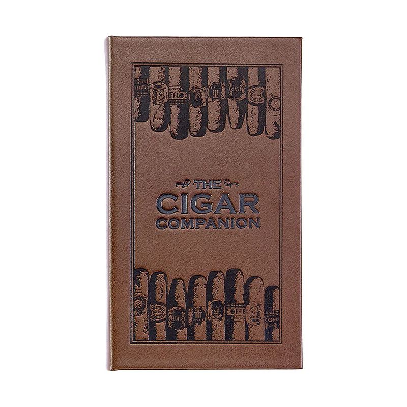 Cigar Companion Brown Leather Book