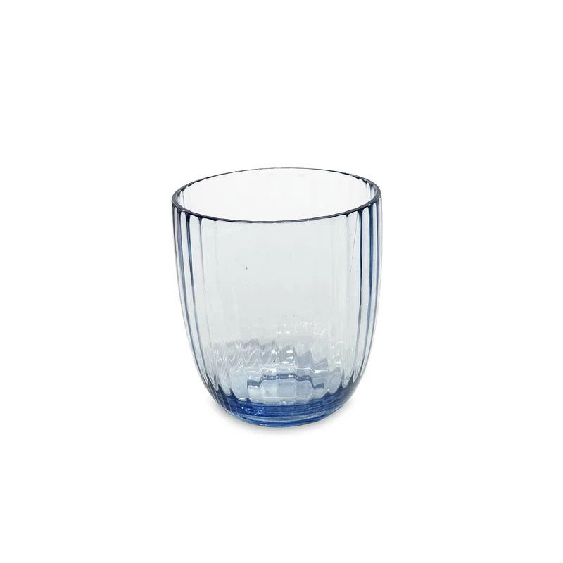 Vida Acrylic Double Old Fashioned | Blue | Set of 4
