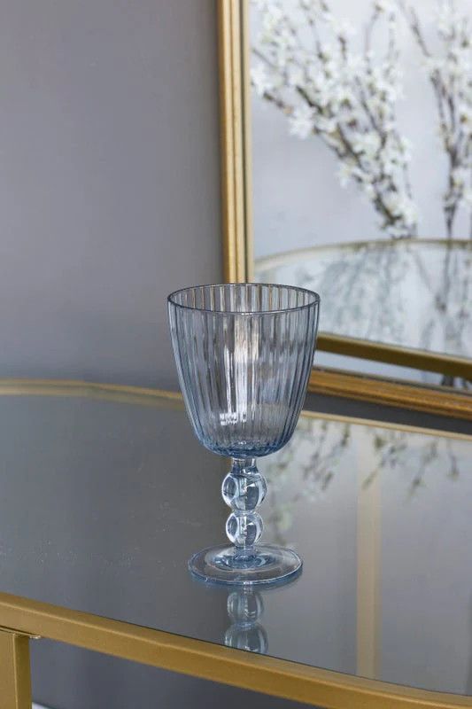 Vida Acrylic All Purpose Glass | Blue | Set of 4