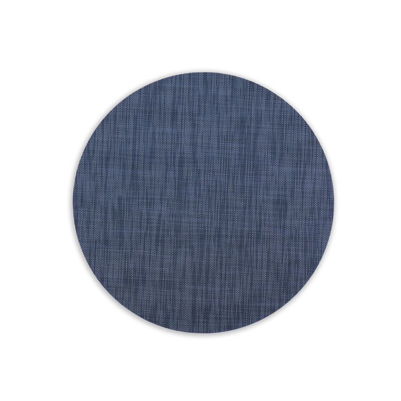 Vida Round Woven Placemats Navy | Set of 4