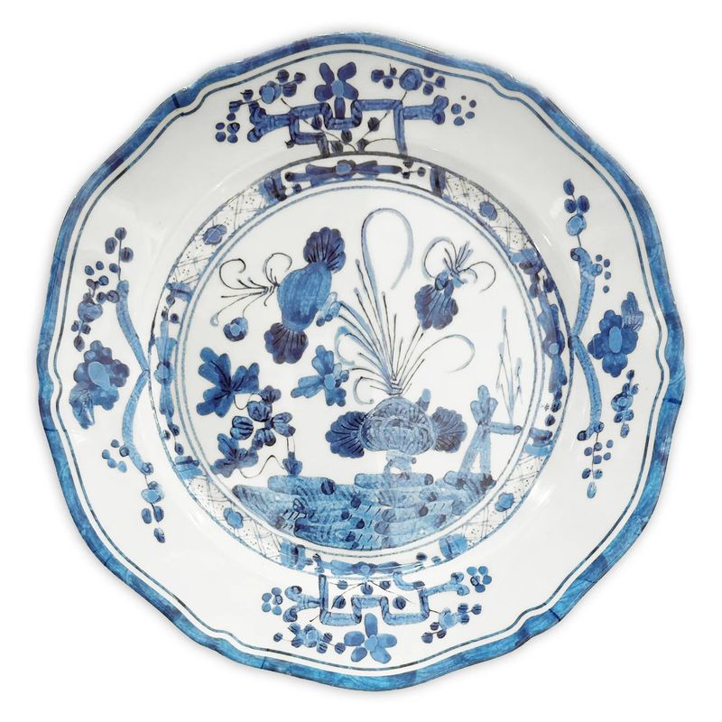 Vida Faenza 11" Melamine Dinner Plates | Blue | Set of 4