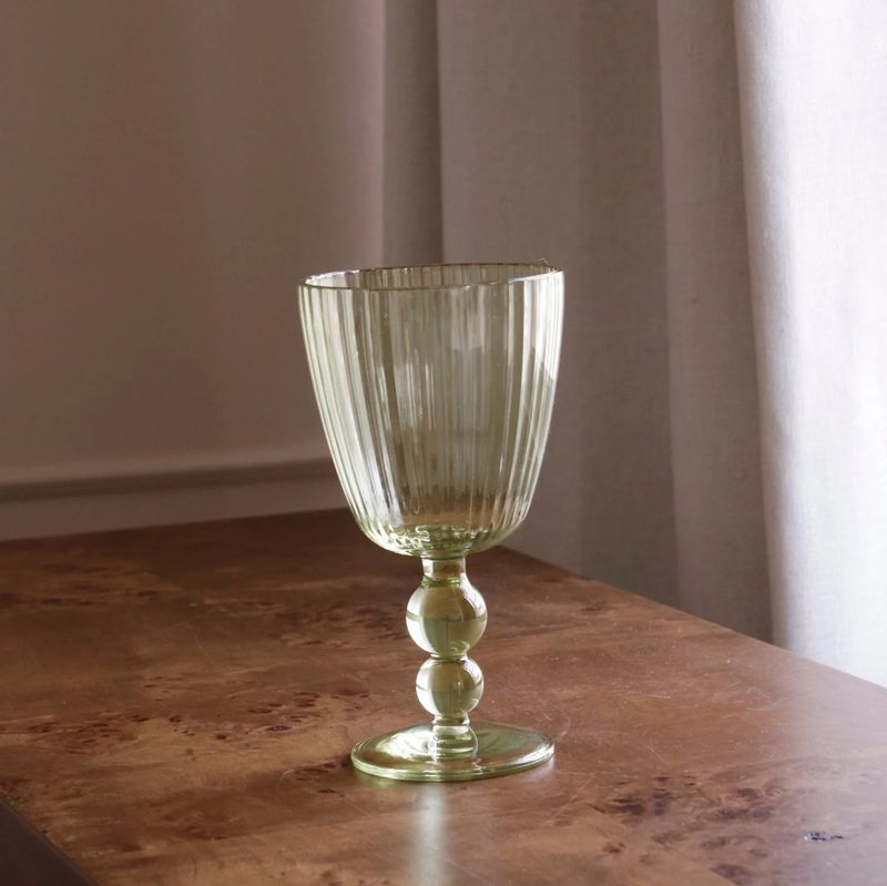 Vida Acrylic All Purpose Glass | Green | Set of 4