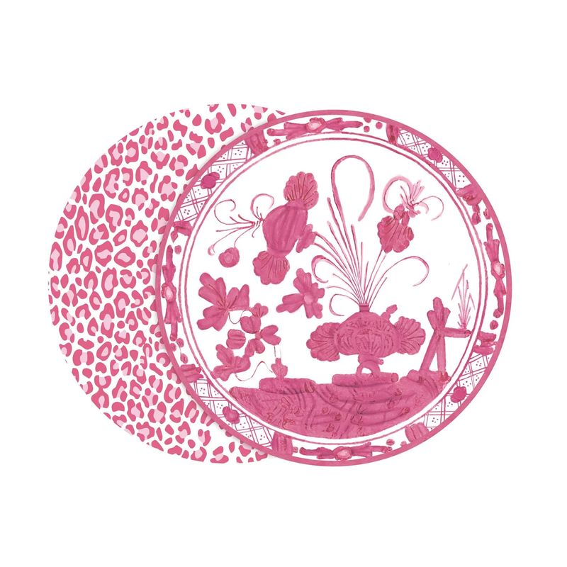 Vida Faenza / Leopard Reversible Placemat | Pink | Set of 4