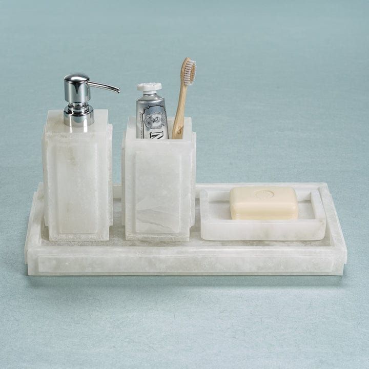 Côte d'Azur Alabaster Vanity Tray | 11"