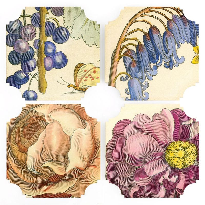 Hollar Floral Coasters | Set of four