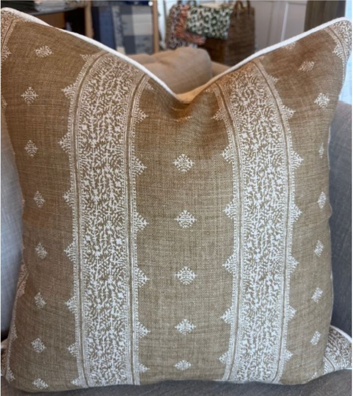 Fez Bronze Custom Pillow | 22x22