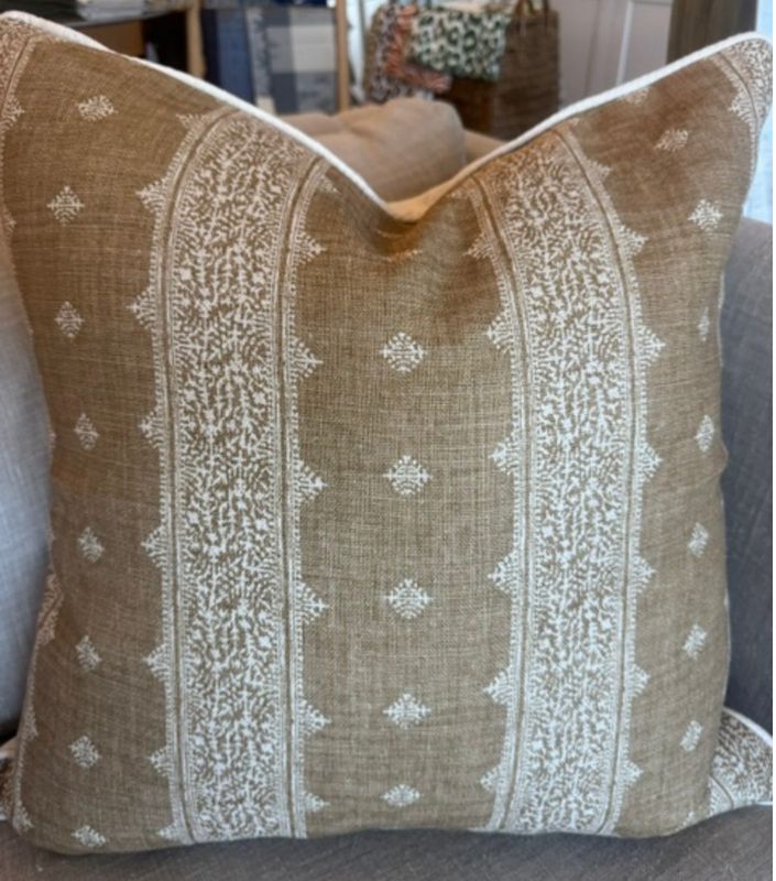 Fez Bronze Custom Pillow | 22x22