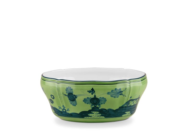 Ginori 1735 Oriente Italiano | Malachite | Oval Salad Bowl