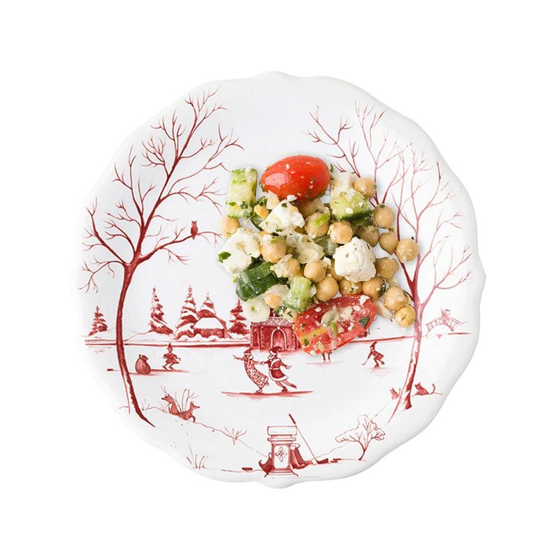 Country Estate Winter Frolic Salad Plate | Ruby