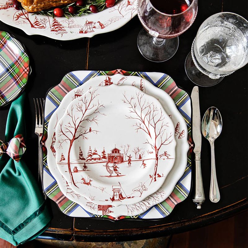 Country Estate Winter Frolic Salad Plate | Ruby