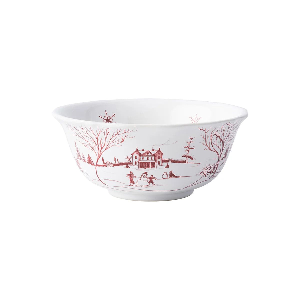 Winter Frolic Cereal Bowl | Ruby