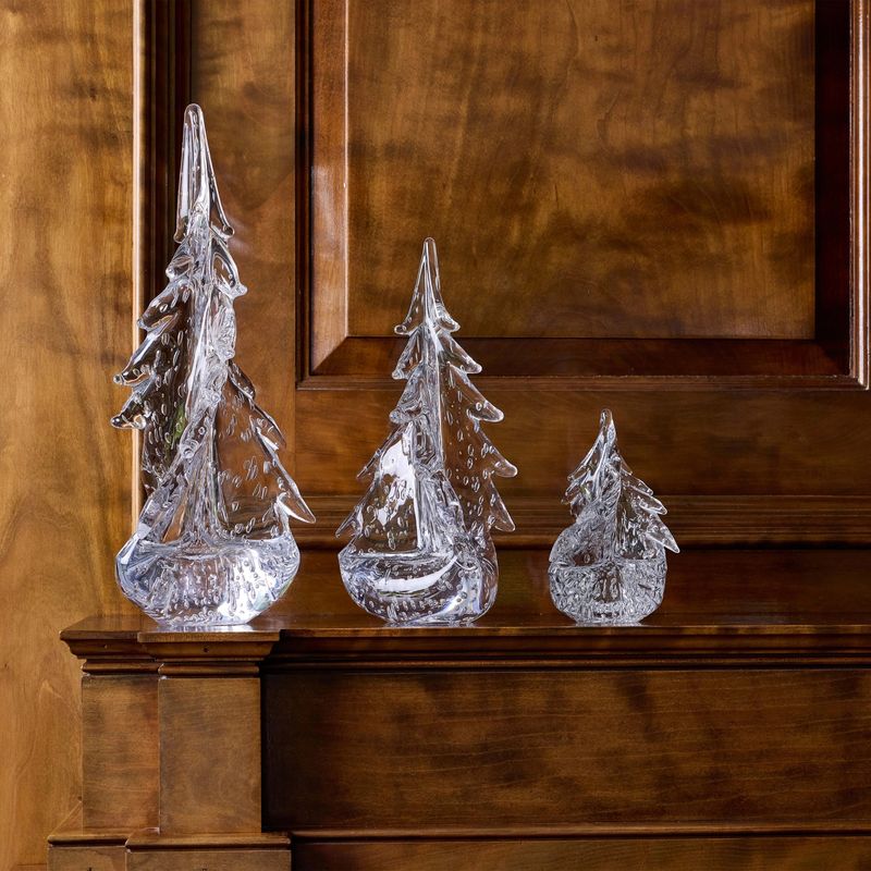 Simon Pearce BUBBLE TWIST Evergreen Tree | 10"