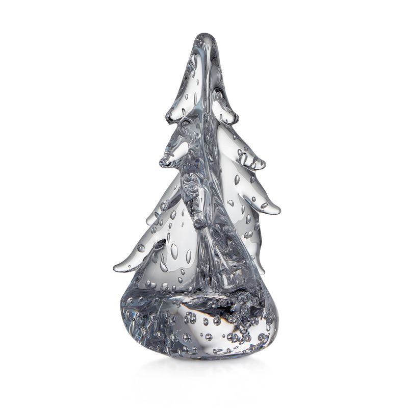 Simon Pearce BUBBLE TWIST Evergreen Tree | 6"