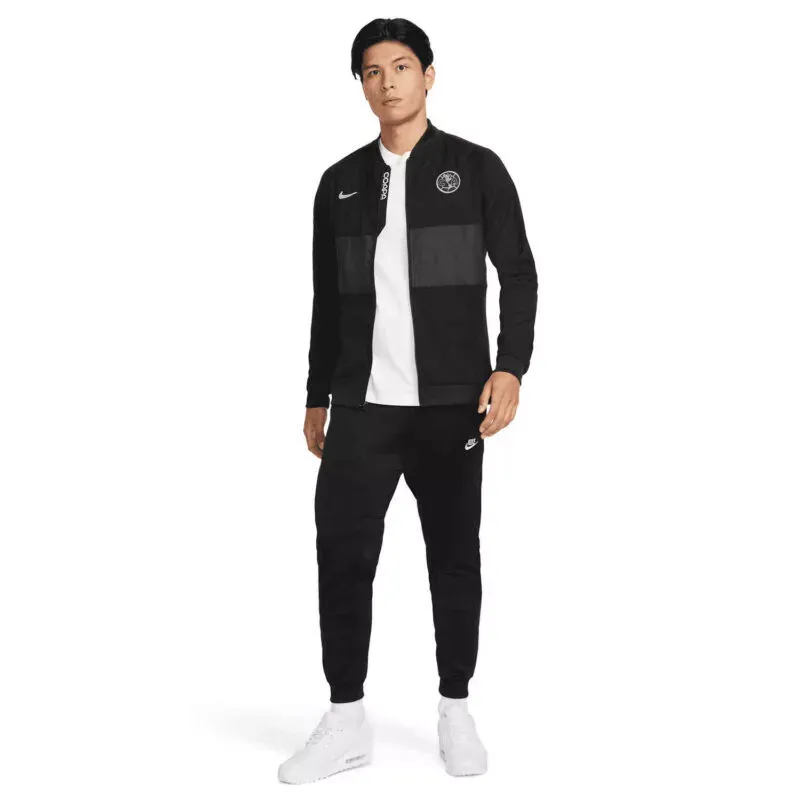 Nike Club America Full-Zip Soccer Jacket – Black &amp; Healing Jade (Authentic)