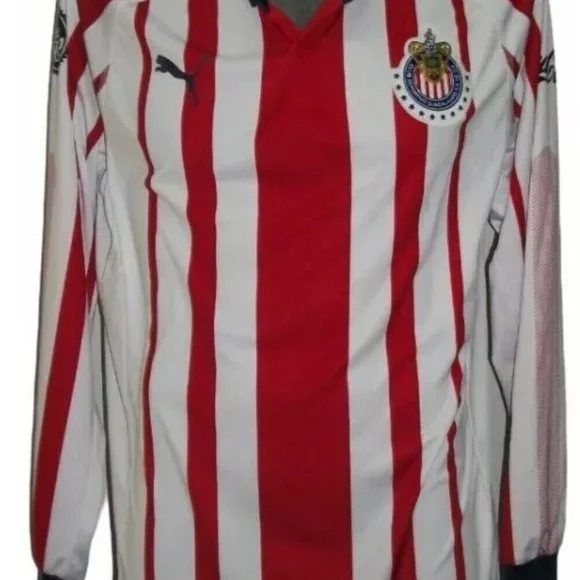 Official Puma Chivas Home Shirt Long Sleeve / Larga Manga Jersey 2018/2019 (Authentic)