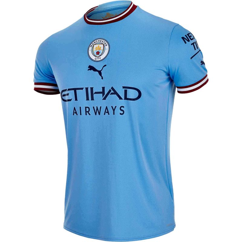 Official Puma Men’s Erling Haaland #9 Manchester City Home Jersey – 2022/2023