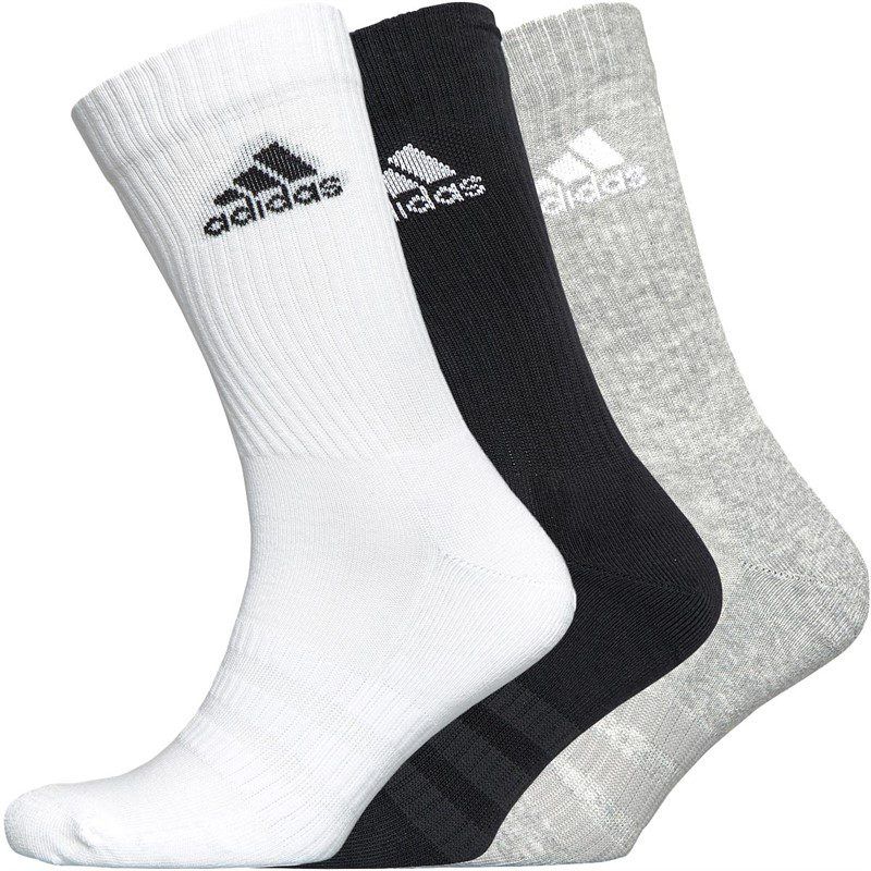 Adidas Three Pack Cushioned Crew Socks Multi