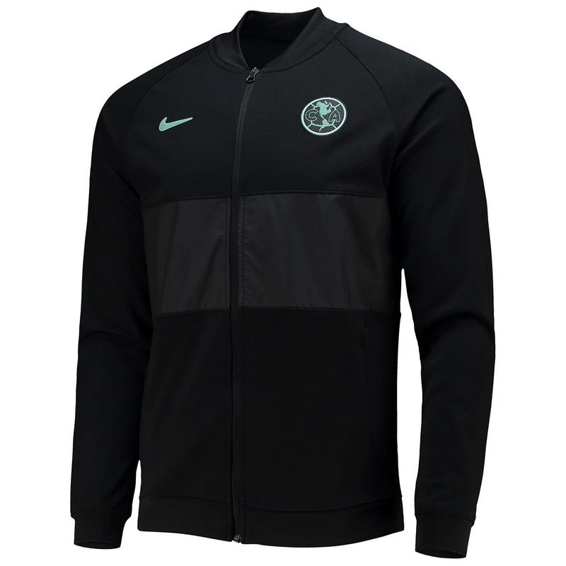 Men&#39;s Nike Black Club America I96 Woven Anthem Raglan Full-Zip Jacket - Large