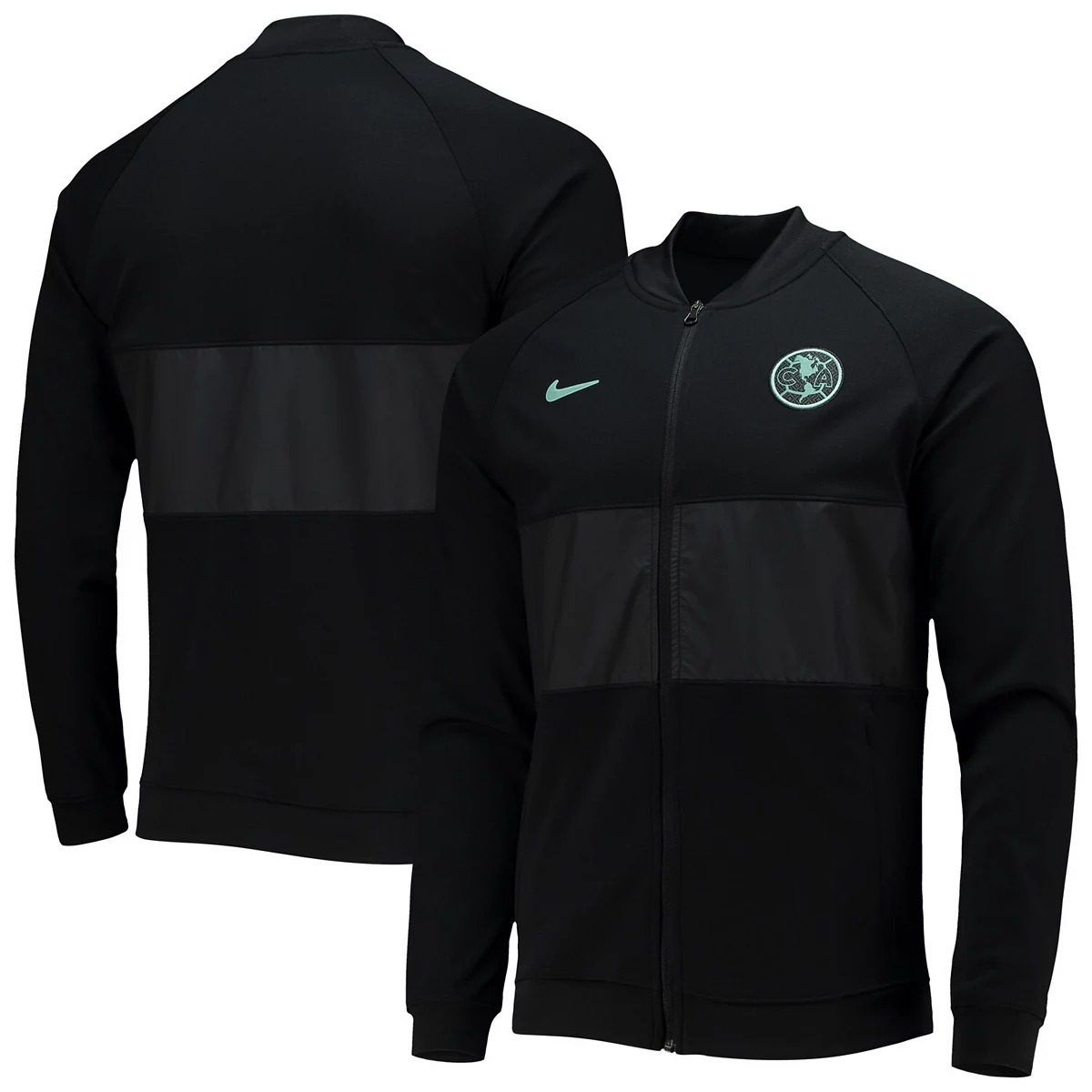Men&#39;s Nike Black Club America I96 Woven Anthem Raglan Full-Zip Jacket