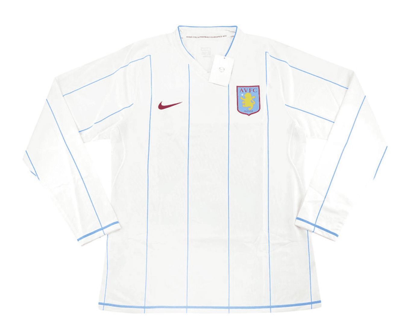 Nike Aston Villa Player Issue Away L/S Shirt (Authentic ) 2007-09
