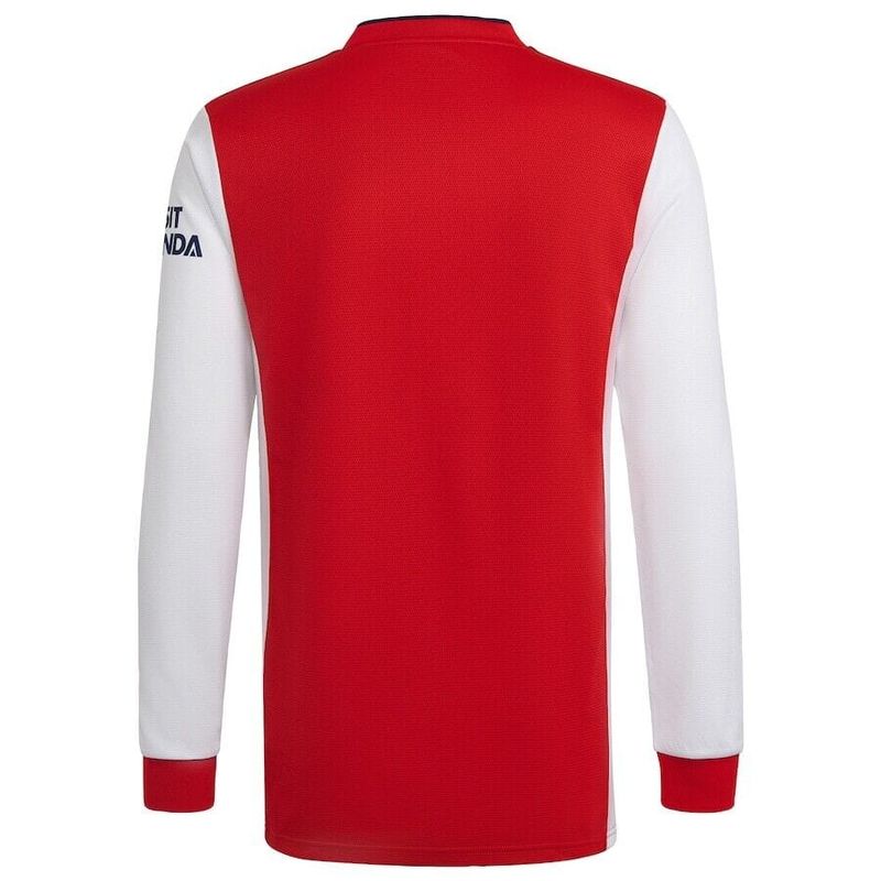 Official Arsenal adidas 2021/22 Home Long Sleeve Jersey - Red/White