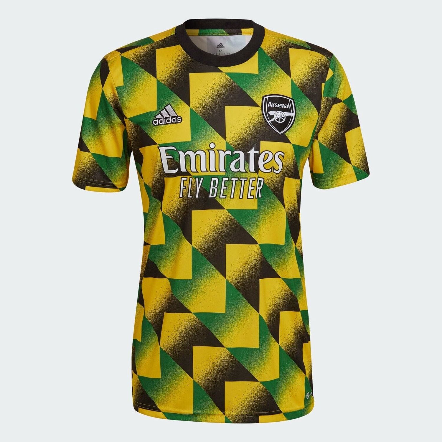Official Adidas Arsenal Pre Match Jamaica Jersey (Authentic)