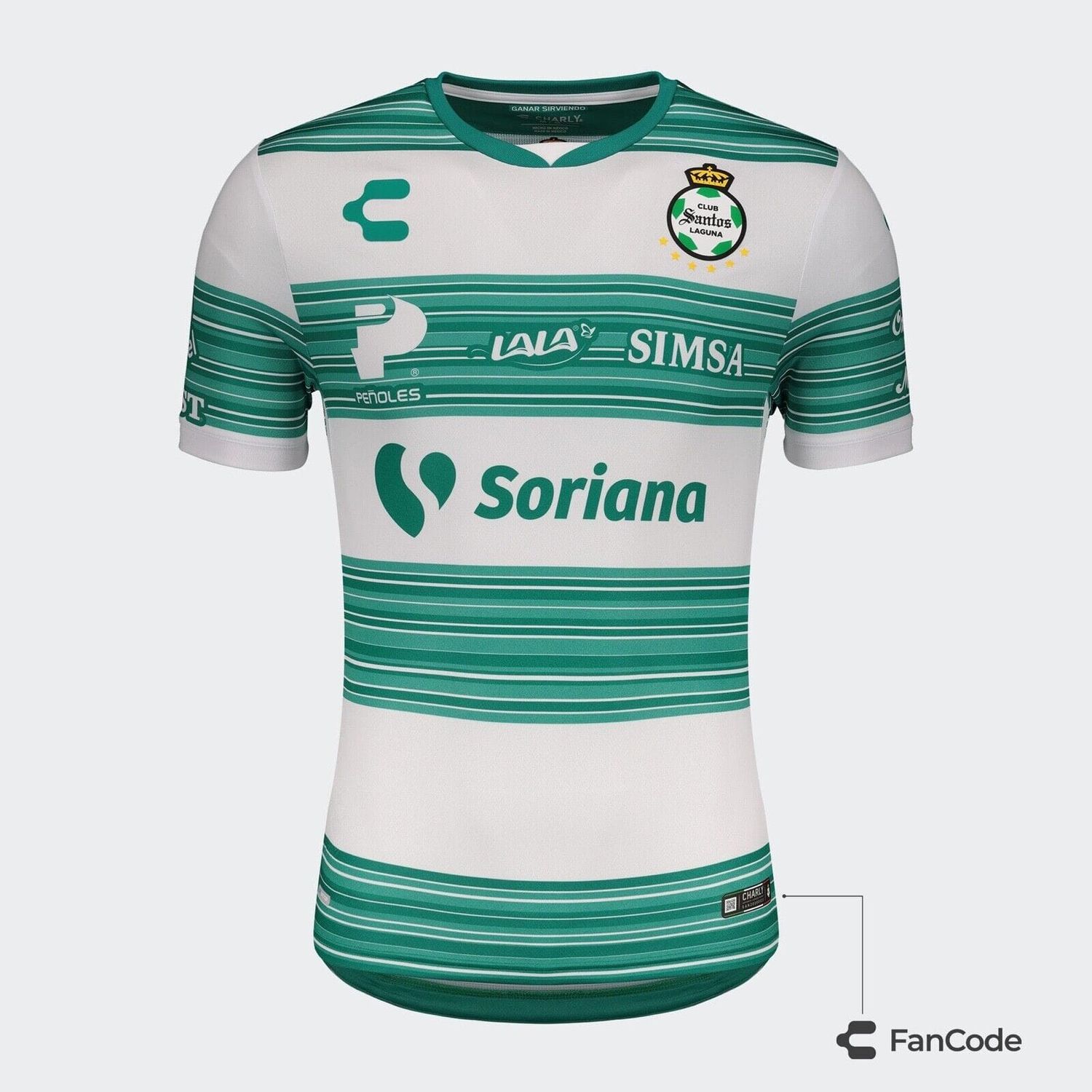 Charly Camiseta Oficial del Club Santos 2020/2021 (Authentic)