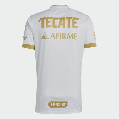 Official Adidas Tigres UANL Third Jersey 20/21 (White/Gold)